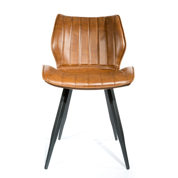 Alfa Dining Chair Vegan Leather Tan