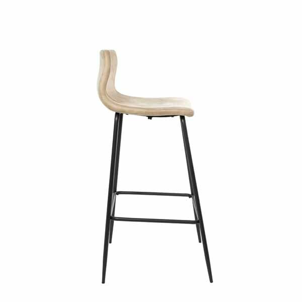 Barracuda Barstool Moleskin Oyster2