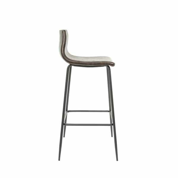 Barracuda Barstool Vegan Leather Chestnut2