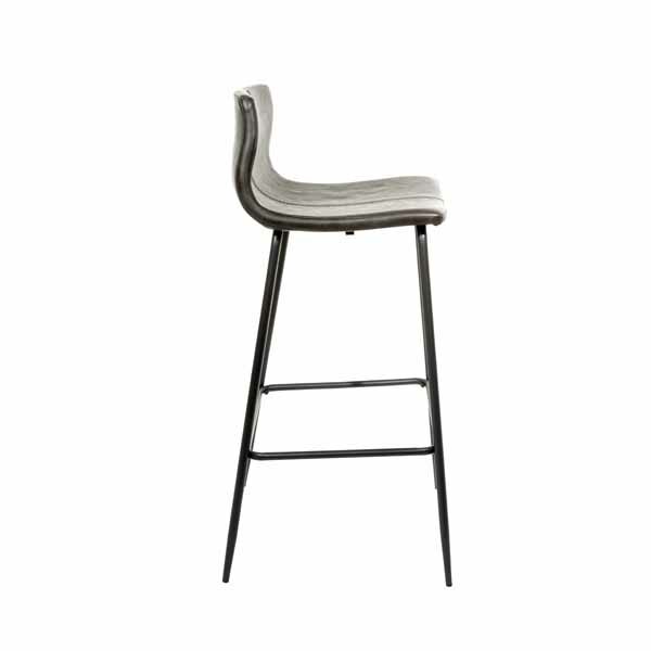 Barracuda Barstool Vegan Leather Grey3