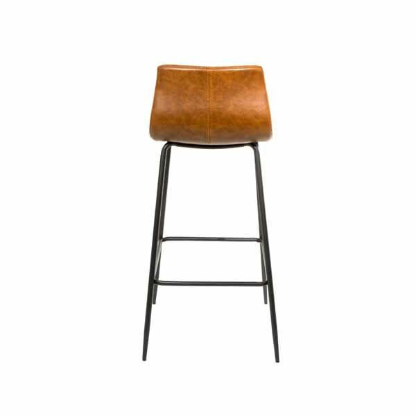 Barracuda Barstool Vegan Leather Tan2