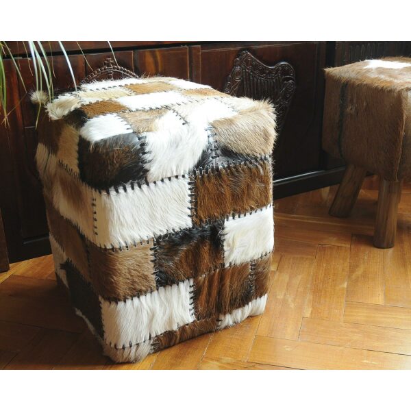 Kampala Patchwork Stool Box4