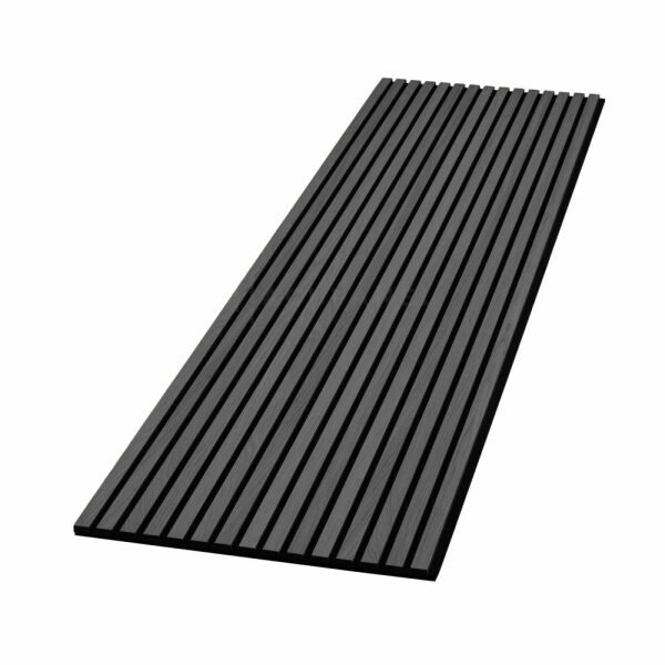 dark grey decorative acoustic slat wall panel 2400mm x 600mm p11123 818529 image