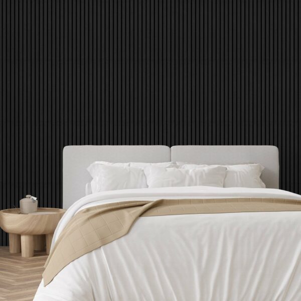 dark grey decorative acoustic slat wall panel 2400mm x 600mm p11123 824272 image