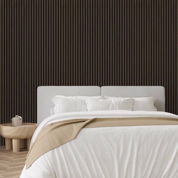 dark oak decorative acoustic slat wall panel 2400mm x 600mm p11121 824264 image